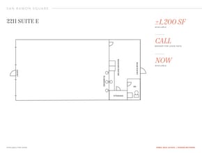 2205-2217 San Ramon Valley Blvd, San Ramon, CA for lease Floor Plan- Image 2 of 2