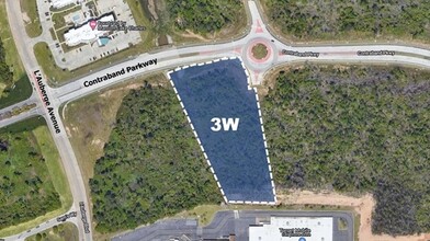 3W Contraband Parkway, Lake Charles, LA - aerial  map view - Image1