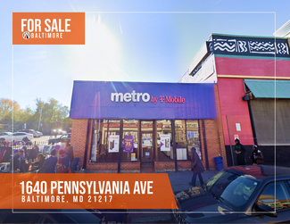 More details for 1640-1642 Pennsylvania Ave, Baltimore, MD - Retail for Sale