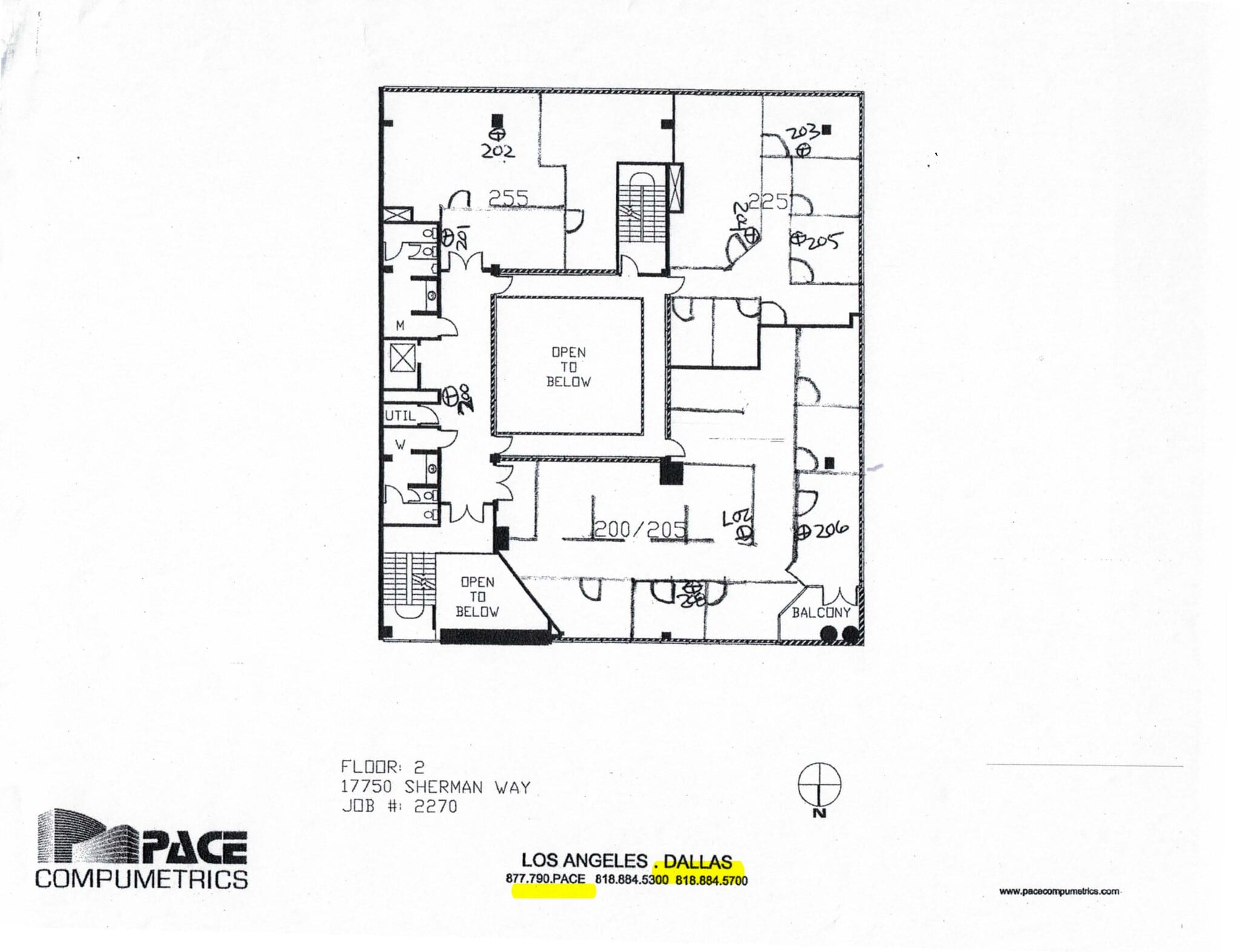 17742-17750 Sherman Way, Reseda, CA for lease Site Plan- Image 1 of 2