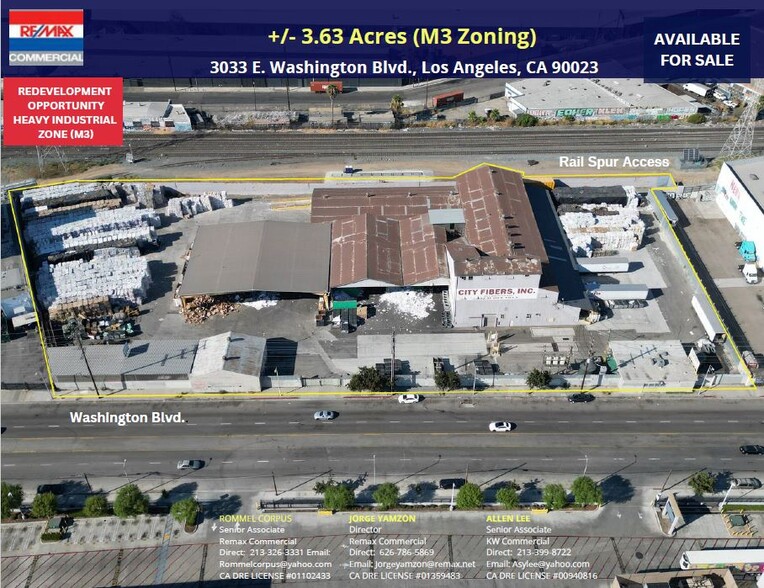 3033 E Washington Blvd, Los Angeles, CA for sale - Building Photo - Image 1 of 1