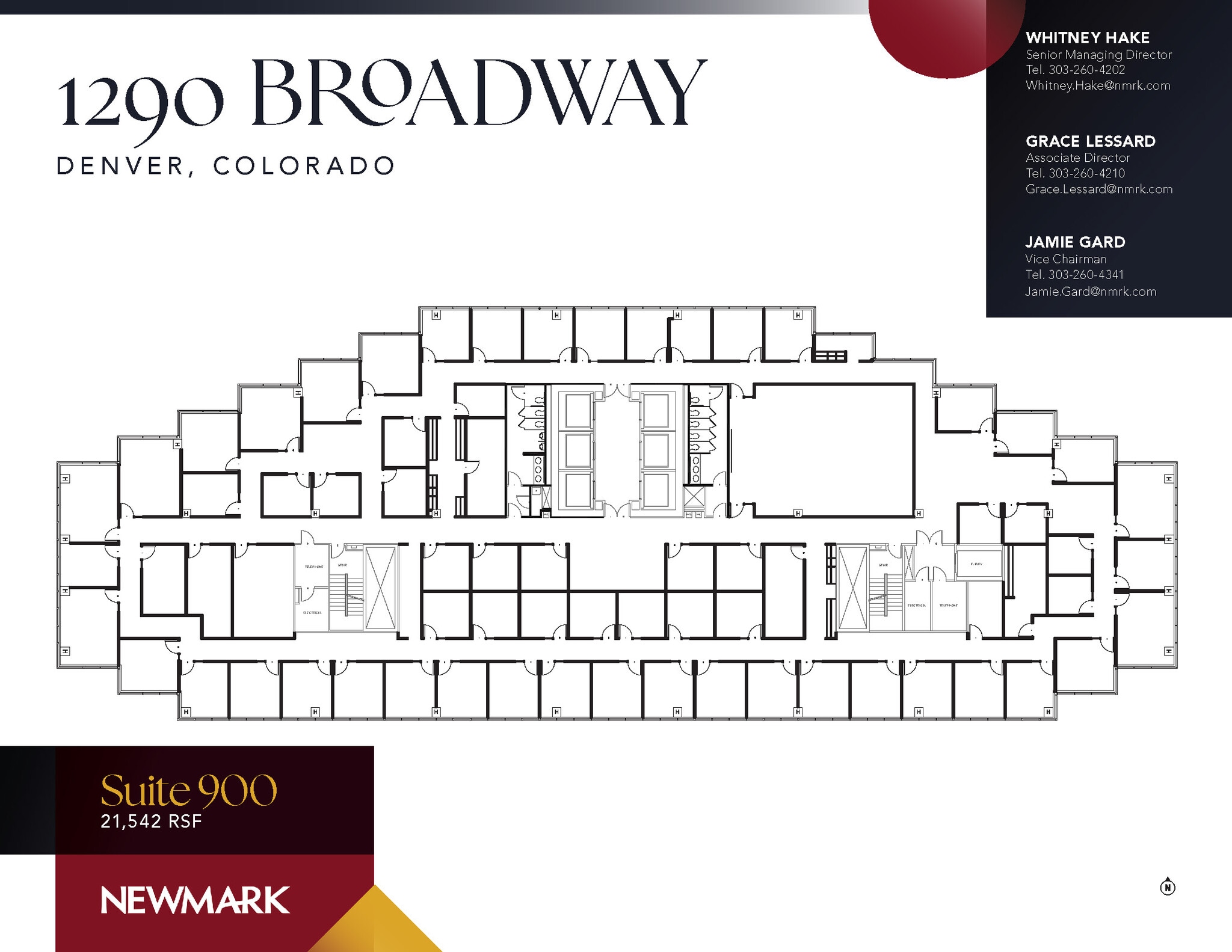 1290 Broadway, Denver, CO for lease Floor Plan- Image 1 of 1