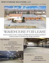 650 Frith Dr, Ridgeway, VA for lease Interior Photo- Image 1 of 1