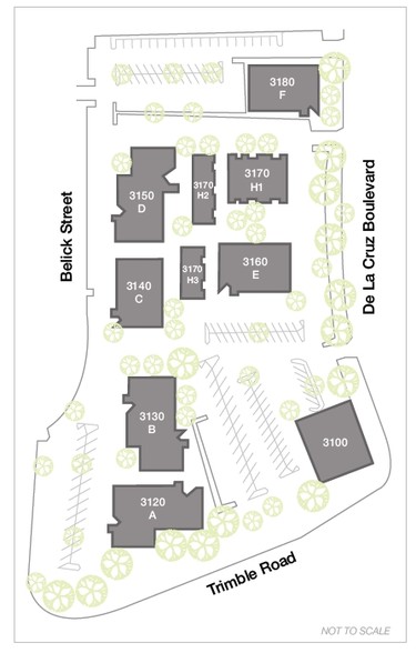 3170 De la Cruz Blvd, Santa Clara, CA for sale - Site Plan - Image 1 of 1