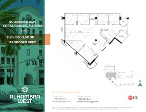 95 Merrick Way, Coral Gables, FL for lease Site Plan- Image 2 of 5