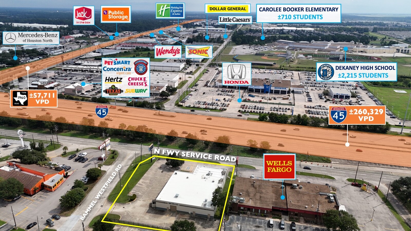 Y－Toby 17313 North Fwy, Houston, TX 77090 - Retail for Lease | LoopNet