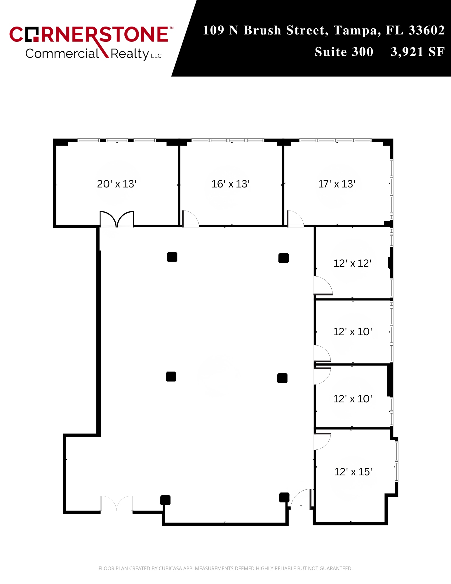 109 N Brush St, Tampa, FL for lease Floor Plan- Image 1 of 2