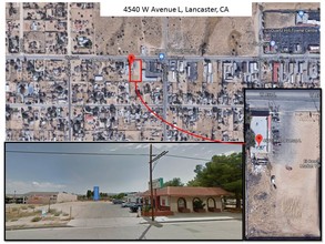 4540 W Ave L, Lancaster, CA - AERIAL  map view