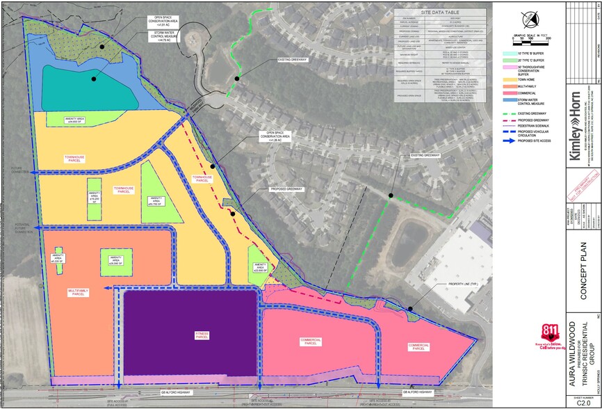 7450 GB Alford Hwy, Holly Springs, NC for lease - Site Plan - Image 3 of 3