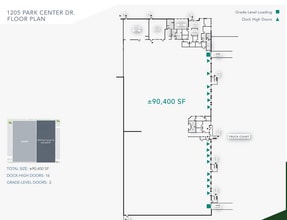 1201 Park Center Dr, Vista, CA for lease Floor Plan- Image 2 of 2
