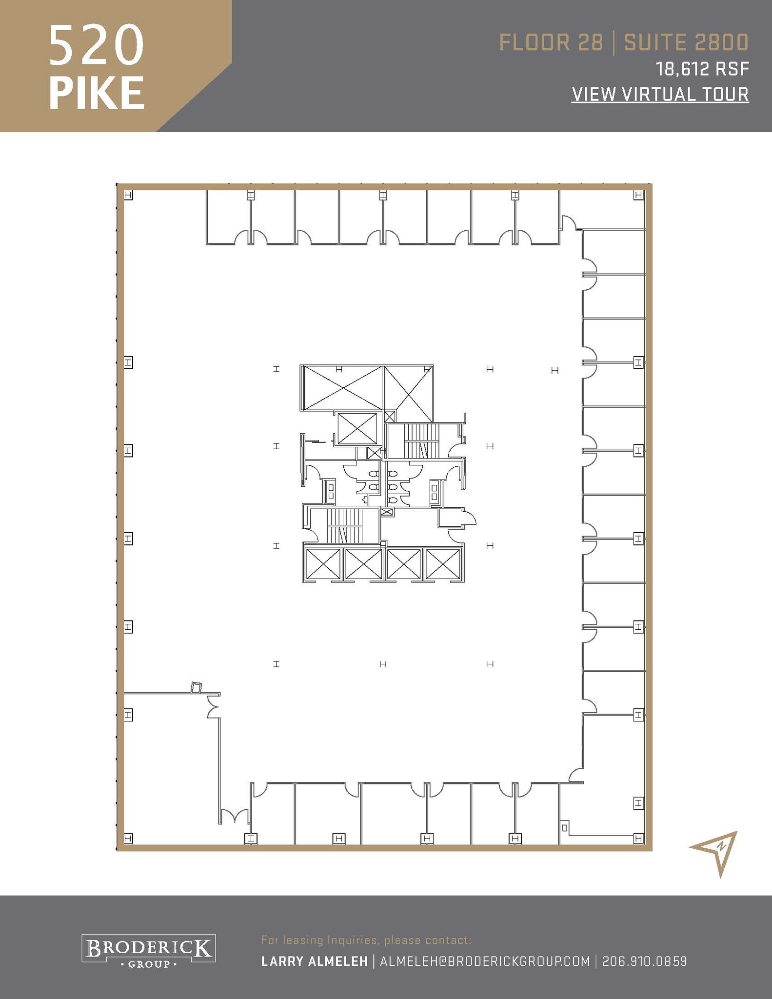 520 Pike St, Seattle, WA for lease Floor Plan- Image 1 of 1