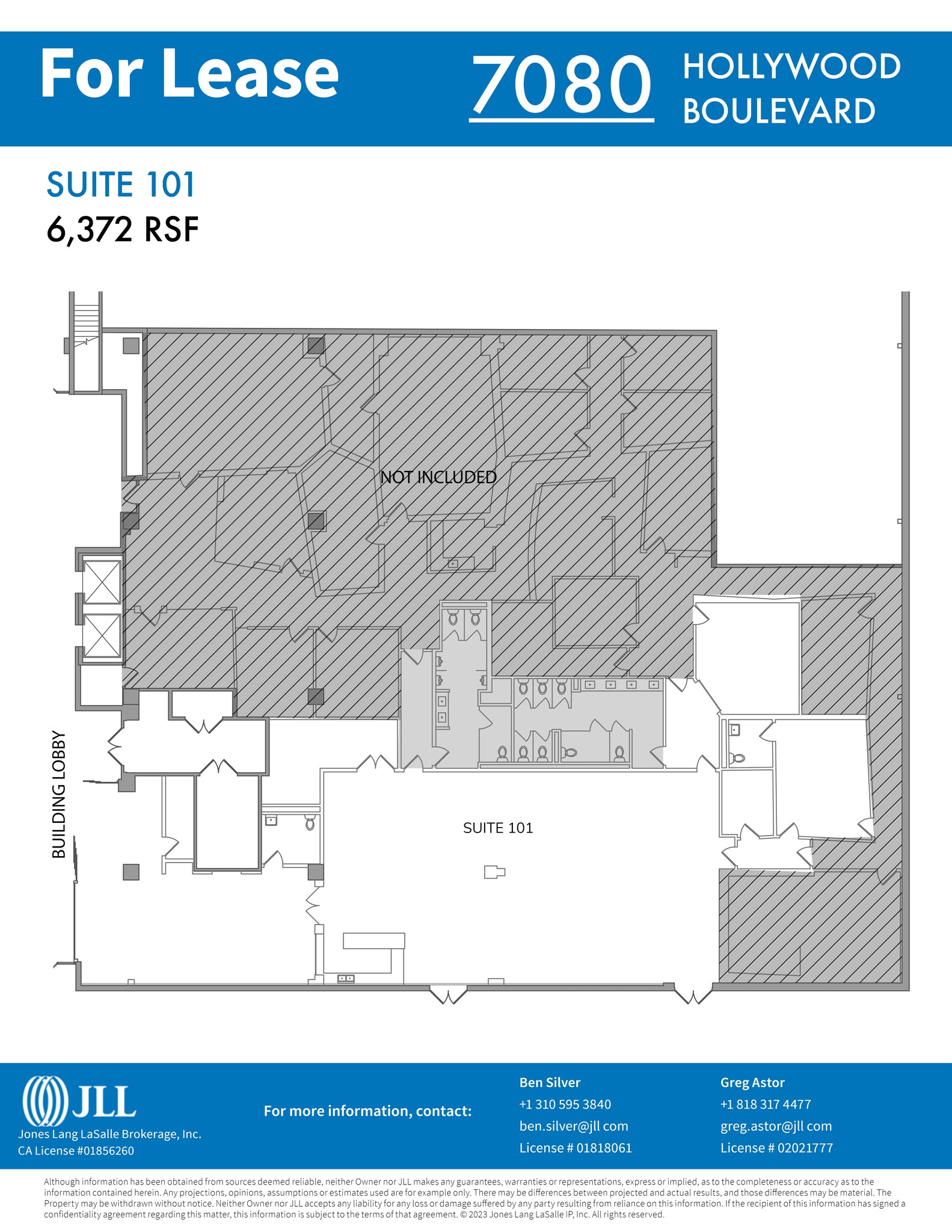 7080 Hollywood Blvd, Los Angeles, CA for lease Site Plan- Image 1 of 1