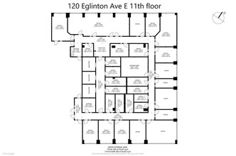 120 Eglinton Ave E, Toronto, ON for lease Floor Plan- Image 1 of 11