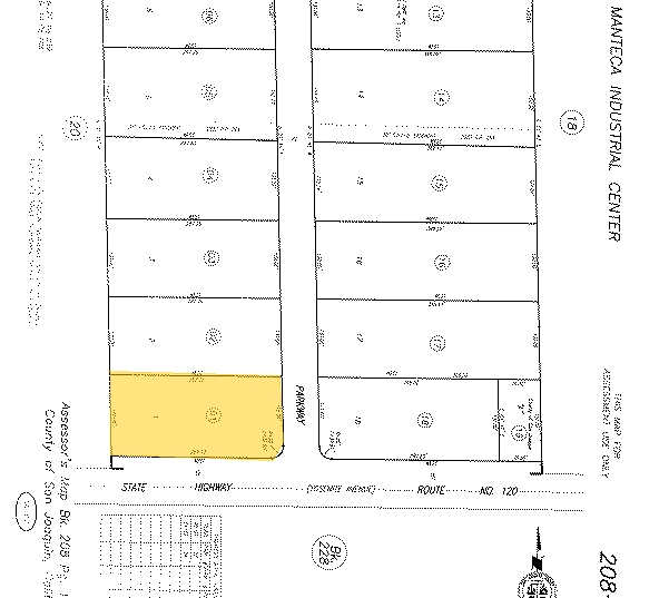 17981 Ideal Pkwy, Manteca, CA for lease - Plat Map - Image 2 of 7