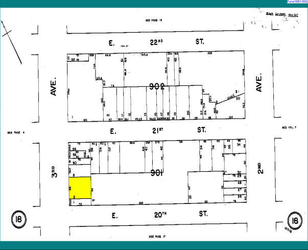 247-251 3rd Ave, New York, NY for lease - Plat Map - Image 3 of 3