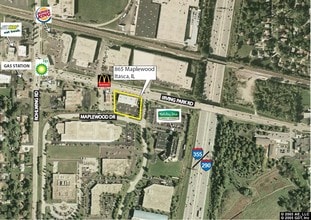 865-895 Maplewood Dr, Itasca, IL - AERIAL  map view