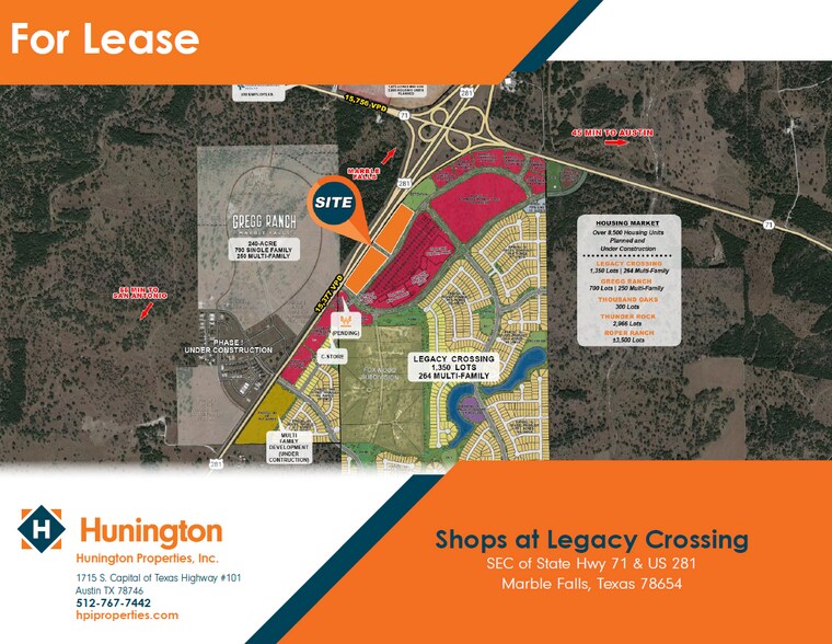 Highway 281 & Hwy 71, Marble Falls, TX 78654