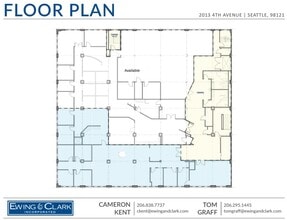 2013 4th Ave, Seattle, WA for lease Floor Plan- Image 1 of 1