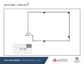 5251 Westheimer Rd, Houston, TX for lease Floor Plan- Image 1 of 1