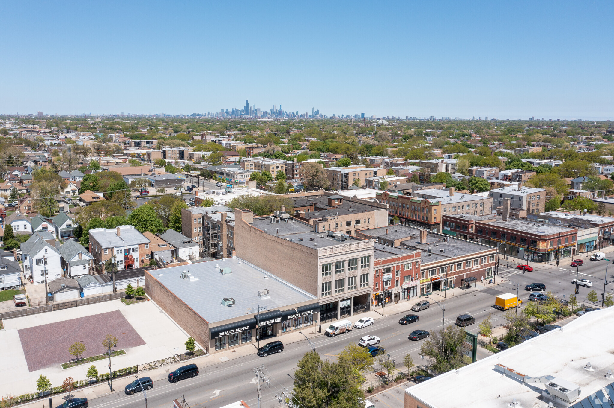 3214 W 63rd St, Chicago, IL for lease Aerial- Image 1 of 8