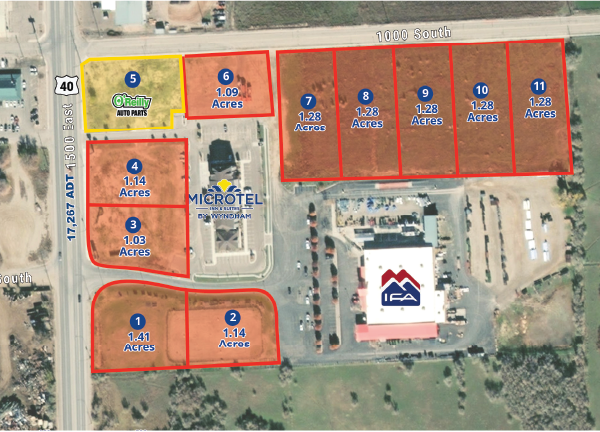 1000 S HIGHWAY 40, Naples, UT for sale Aerial- Image 1 of 3