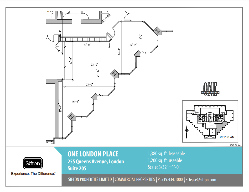 255 Queens Ave, London, ON for lease Floor Plan- Image 1 of 1