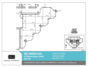 255 Queens Ave, London, ON for lease Floor Plan- Image 1 of 1