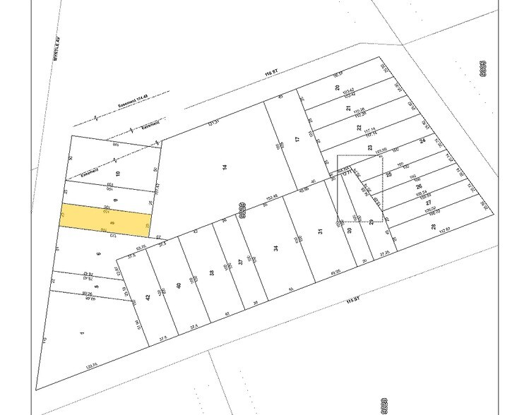 115-24 Myrtle Ave, Richmond Hill, NY for sale - Plat Map - Image 1 of 1