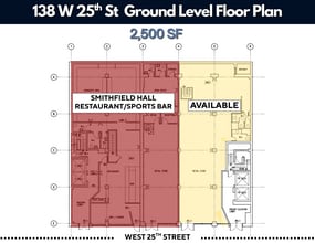 138 W 25th St, New York, NY for lease Floor Plan- Image 2 of 8