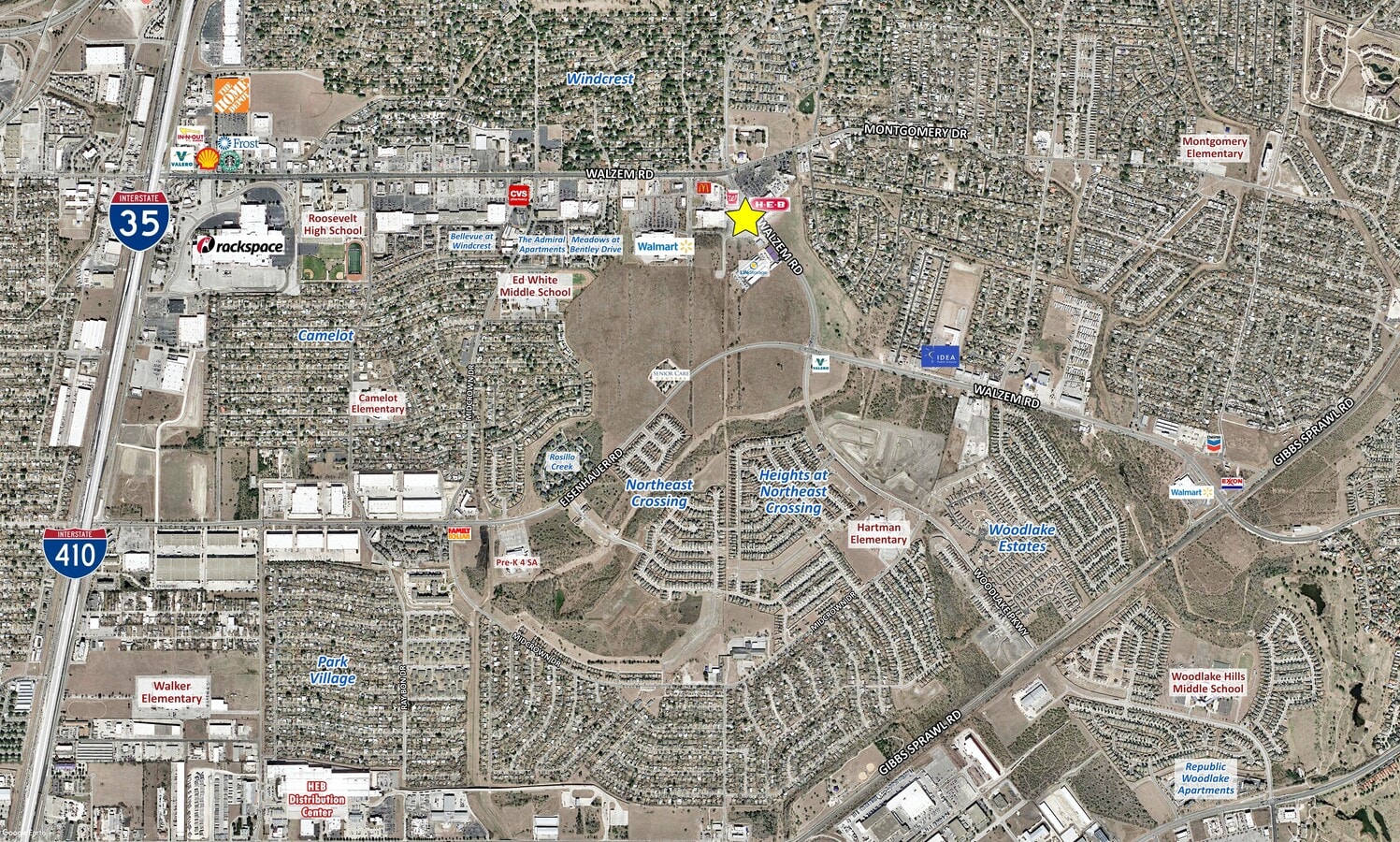 Walzem Rd, San Antonio, TX 78218