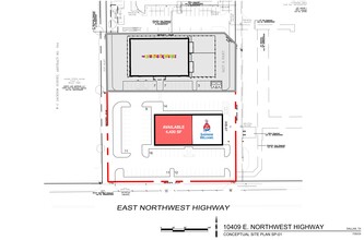 10409 NW Hwy, Dallas, TX for lease Site Plan- Image 2 of 2