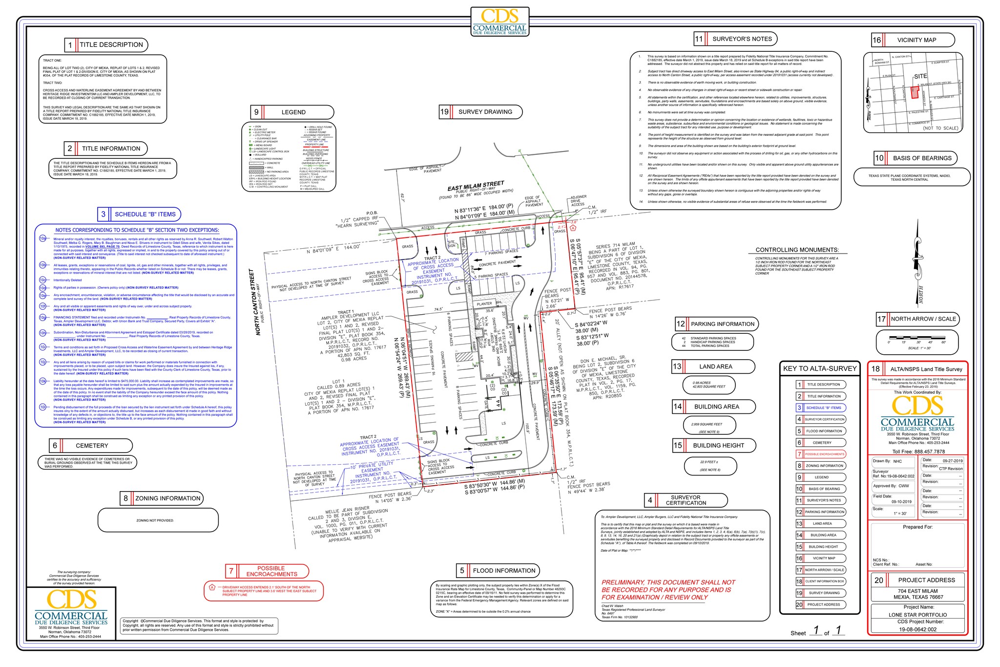 708 Milam, Mexia, TX for lease Site Plan- Image 1 of 1