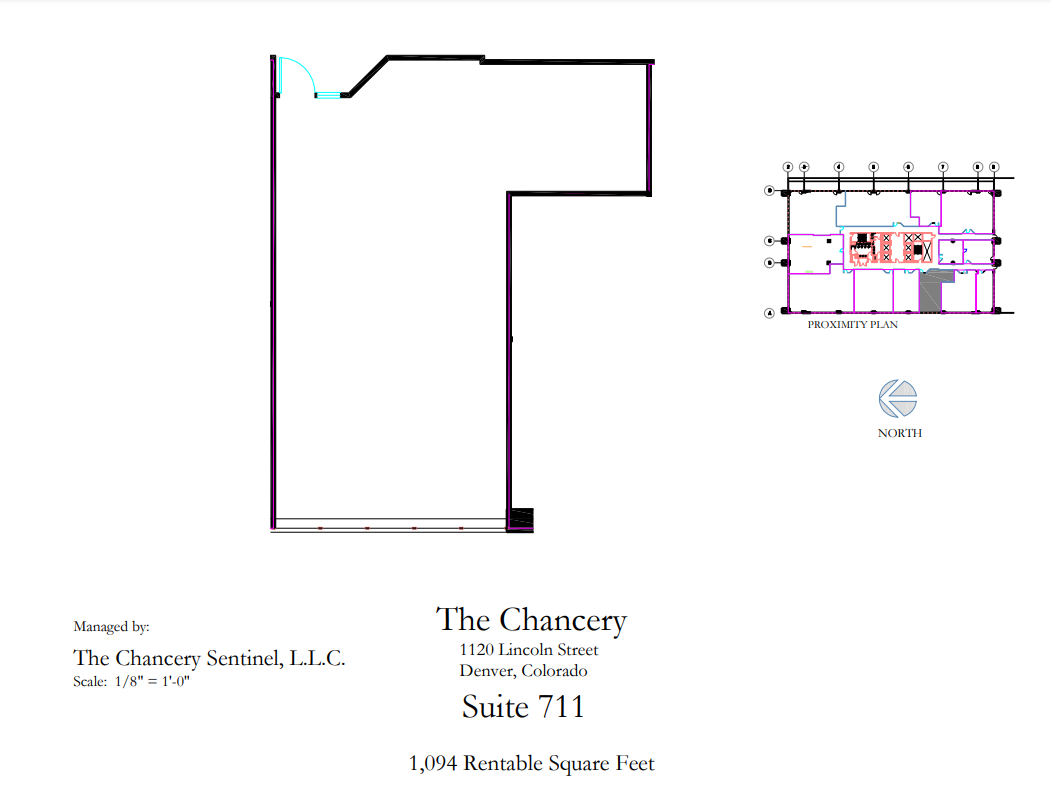 1120 Lincoln St, Denver, CO for lease Floor Plan- Image 1 of 1