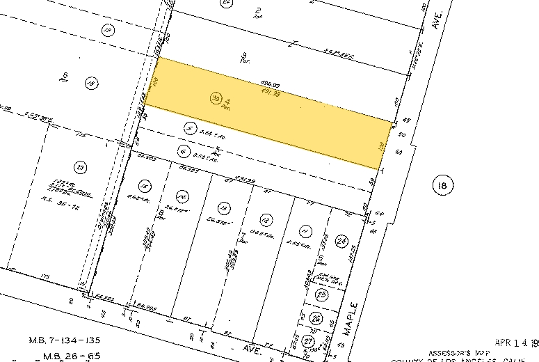 1125 Maple Ave, Montebello, CA for lease - Plat Map - Image 3 of 9