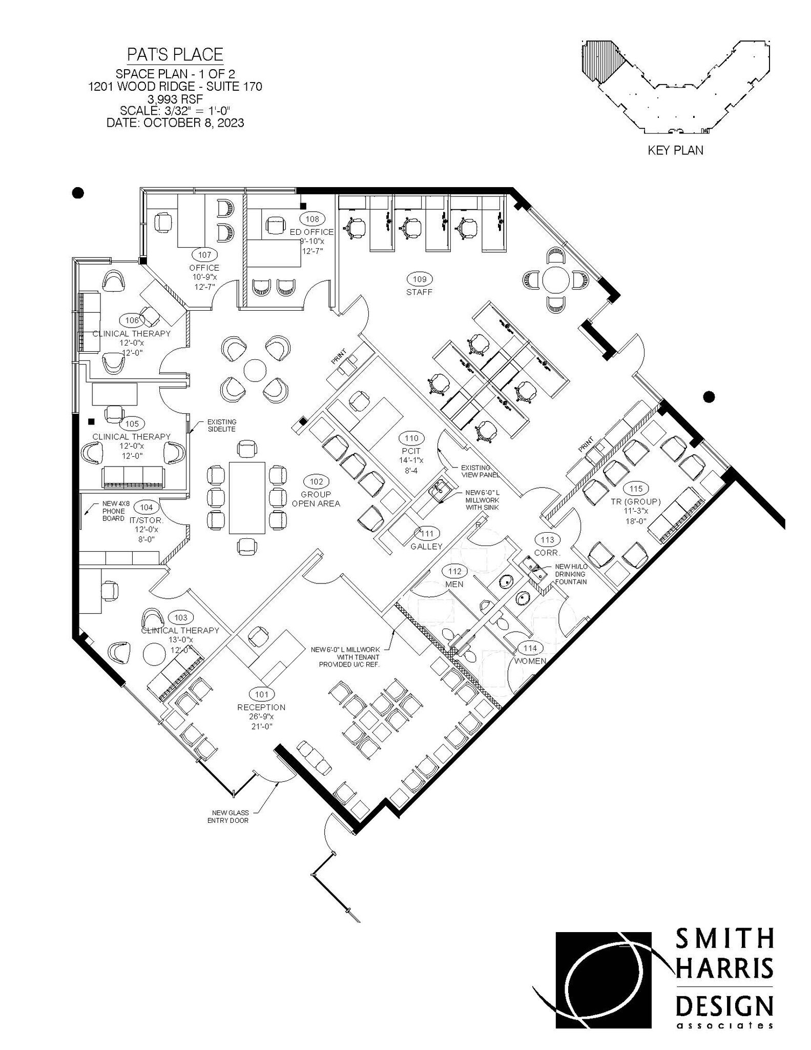 1201-1221 Wood Ridge Center Dr, Charlotte, NC for lease Floor Plan- Image 1 of 2