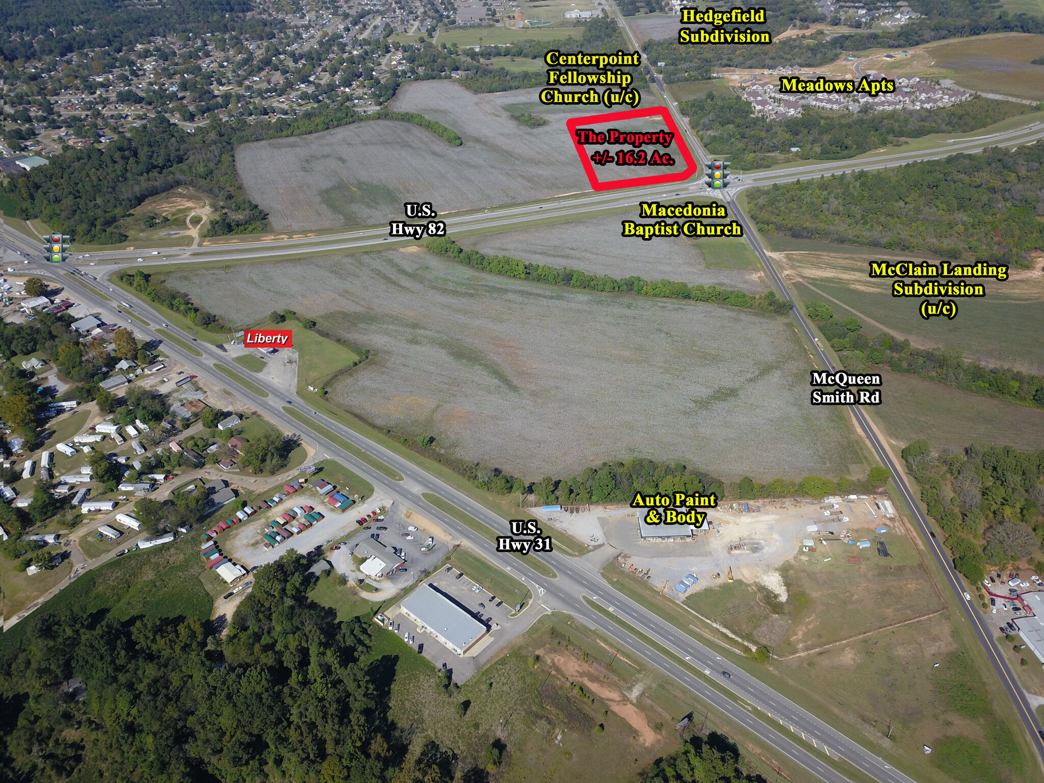 Mcqueen Smith & Highway 82, Prattville, Al 36067 - 16.2 Ac. - Mcqueen 