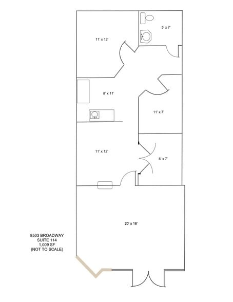 8503 Broadway St, San Antonio, TX for lease - Floor Plan - Image 3 of 3