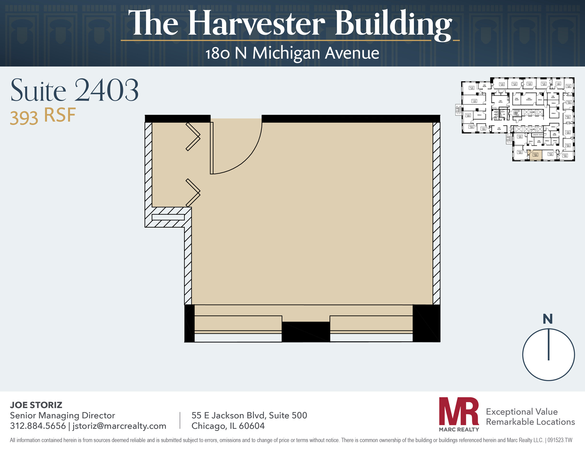 180 N Michigan Ave, Chicago, IL for lease Floor Plan- Image 1 of 3