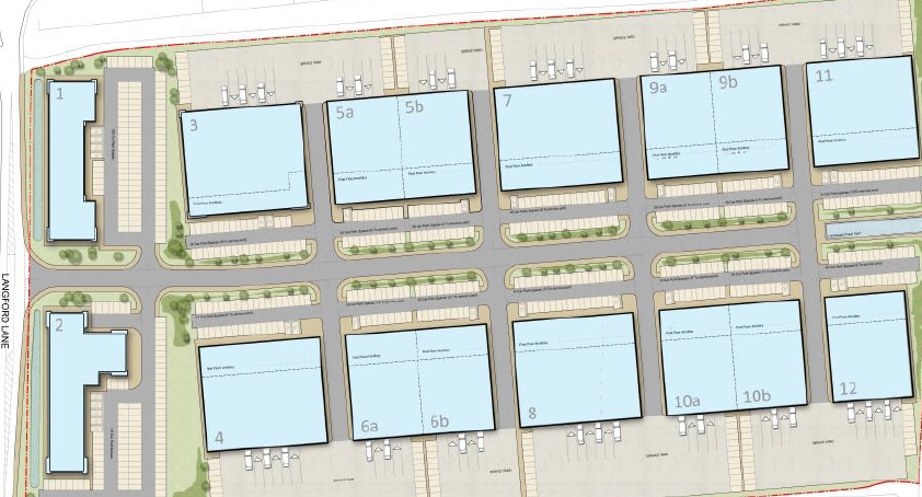 Langford Ln, Kidlington for lease - Site Plan - Image 2 of 2