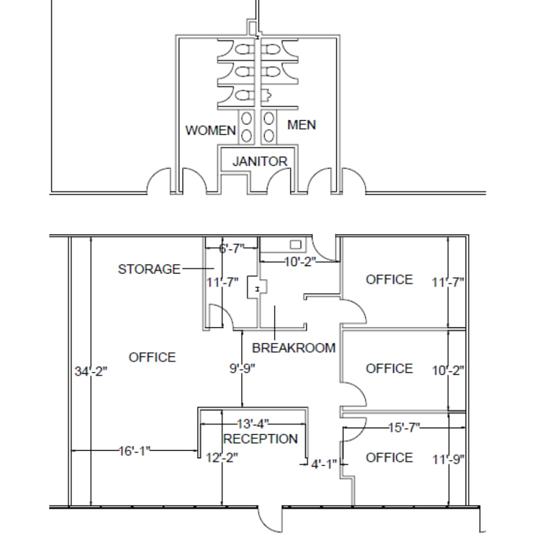 1395 S Marietta Pky SE, Marietta, GA for lease Floor Plan- Image 1 of 1