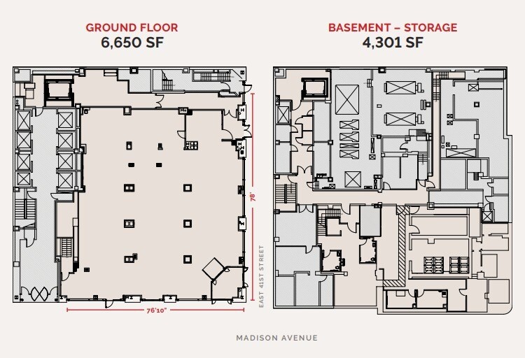 292 Madison Ave, New York, NY for lease Floor Plan- Image 1 of 2