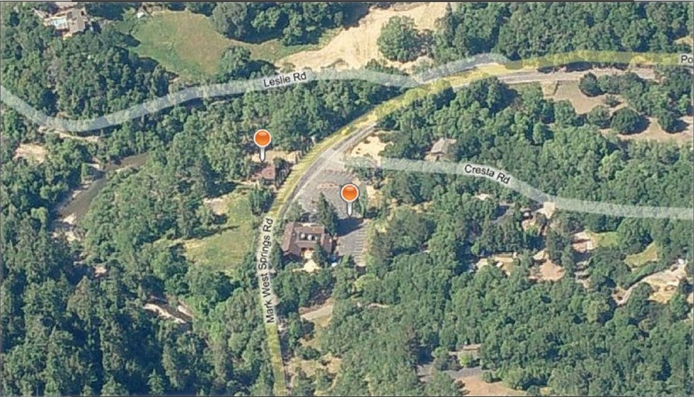 2520 Mark West Springs Rd, Santa Rosa, CA for sale - Aerial - Image 2 of 7