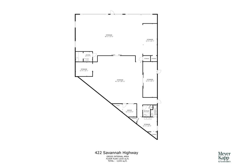 422 Savannah Hwy, Charleston, SC for lease - Floor Plan - Image 2 of 4