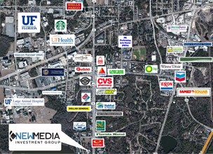 2700 SW 13th St, Gainesville, FL - aerial  map view