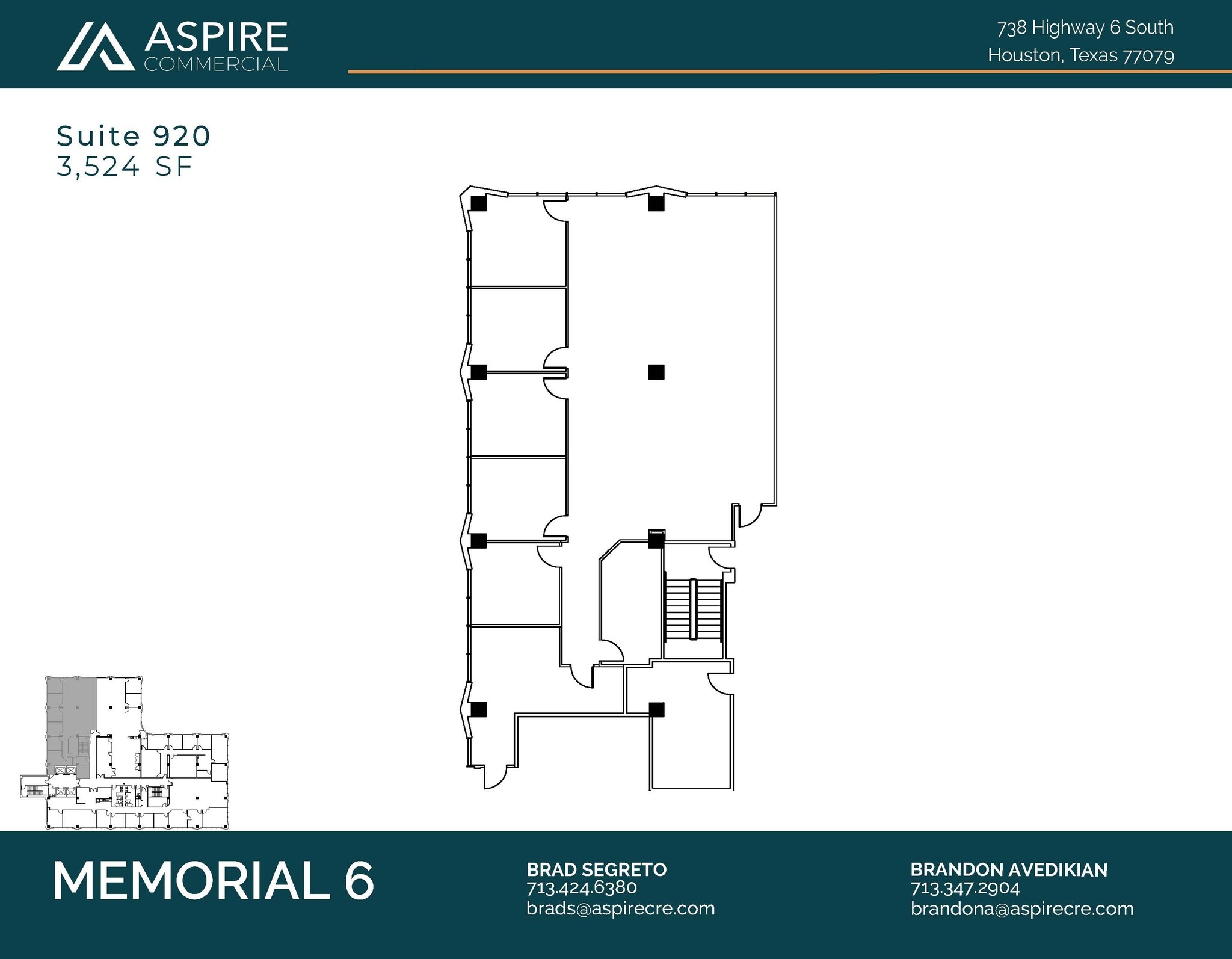 738 Highway 6 S, Houston, TX for lease Floor Plan- Image 1 of 1