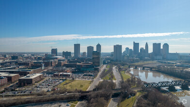 530 W Spring St, Columbus, OH - aerial  map view