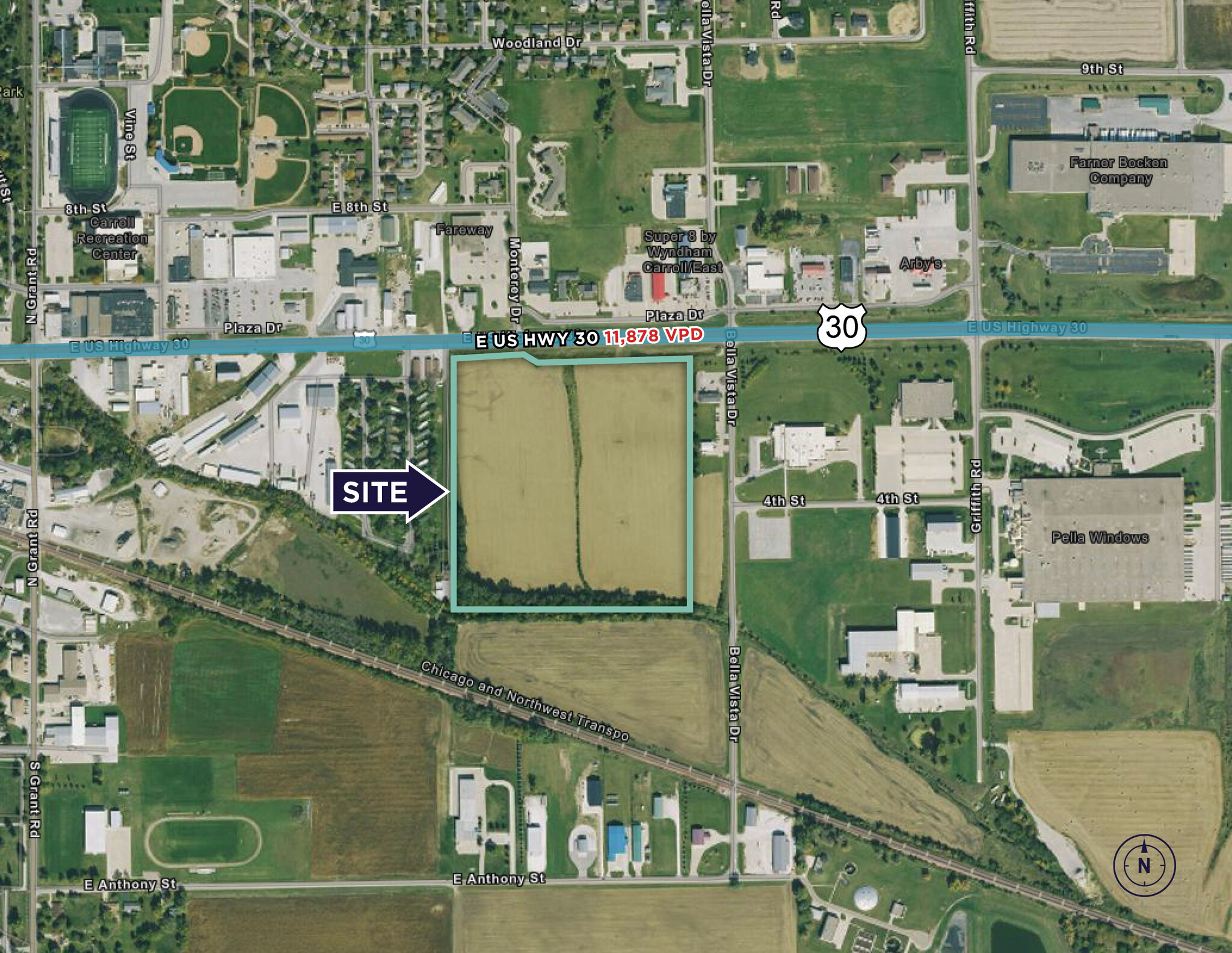 E US Highway 30 Hwy, Carroll, IA for sale Primary Photo- Image 1 of 4