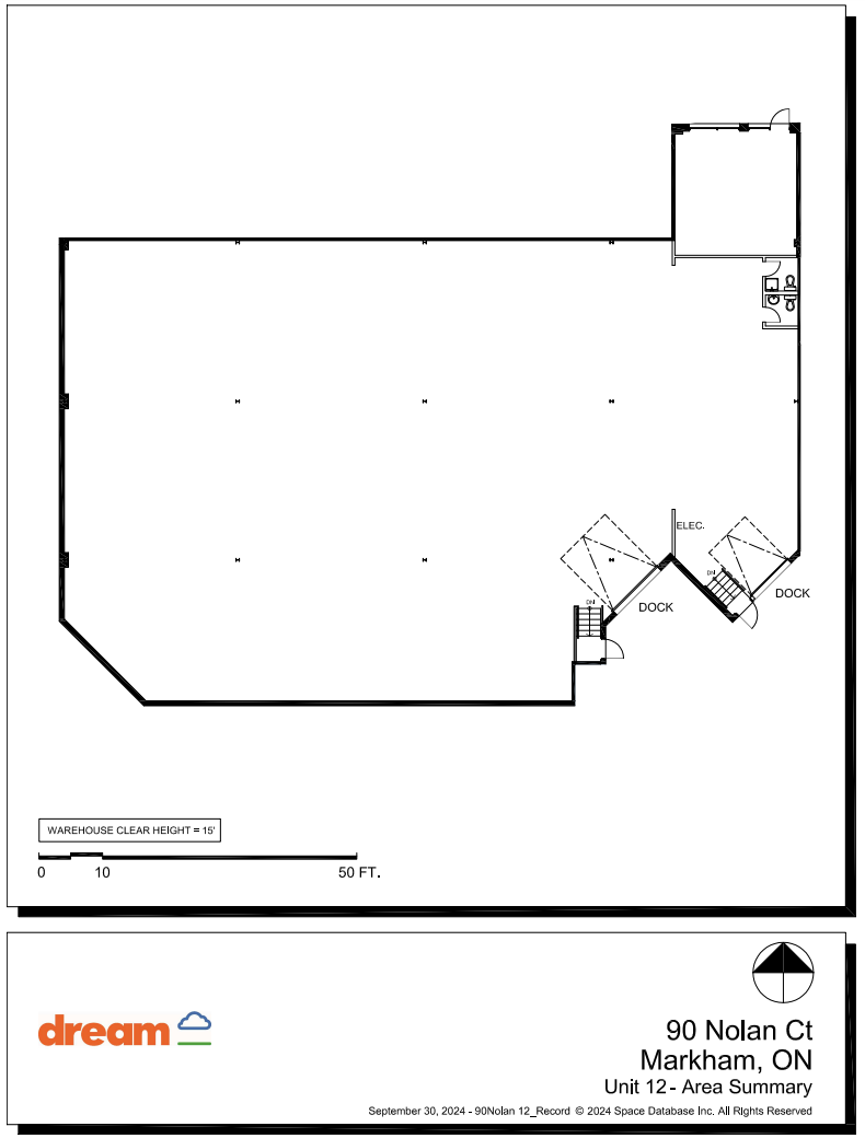 90 Nolan Ct, Markham, ON for lease Floor Plan- Image 1 of 1