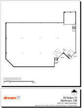 90 Nolan Ct, Markham, ON for lease Floor Plan- Image 1 of 1