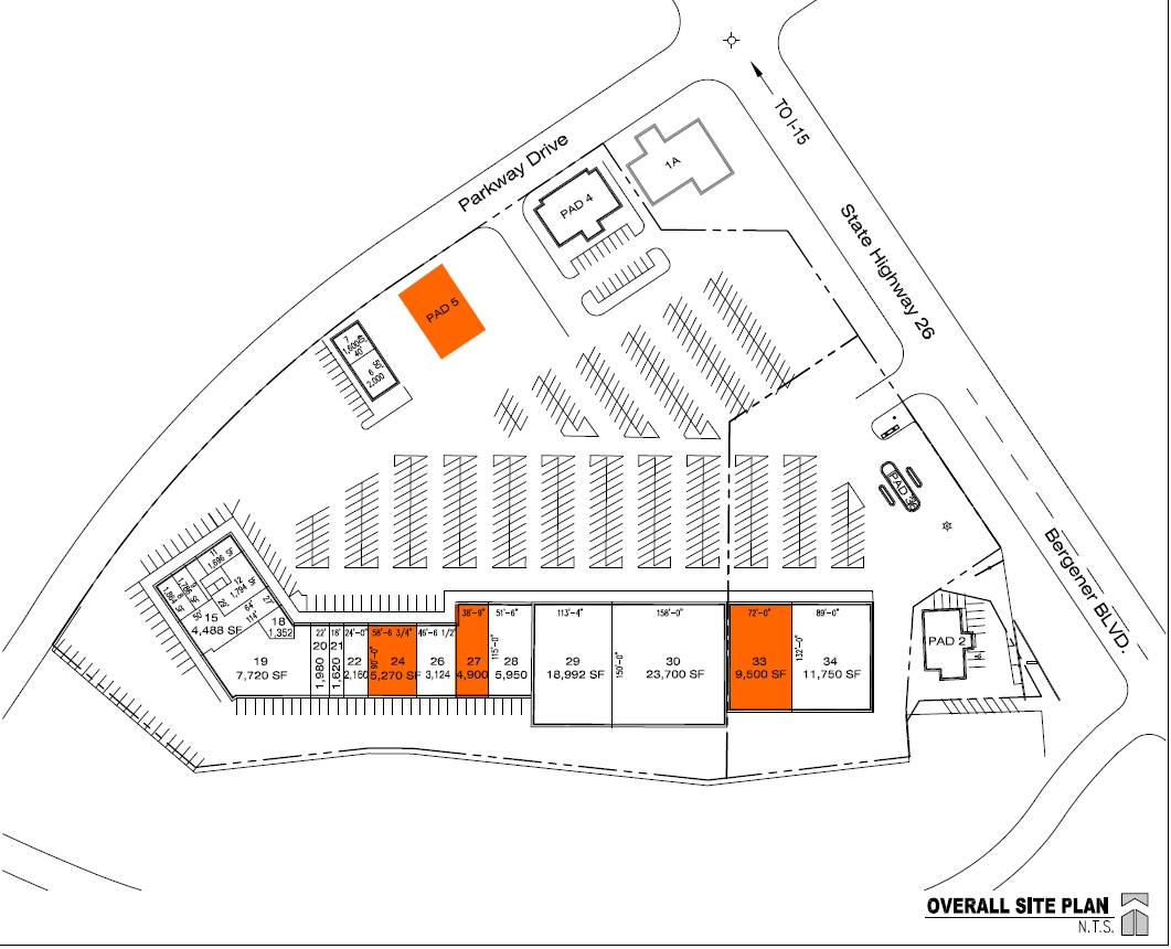 1300 W Parkway Dr, Blackfoot, ID for lease Site Plan- Image 1 of 1